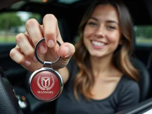Mansory Car Key Ring Tuning Alloy Durable Build
